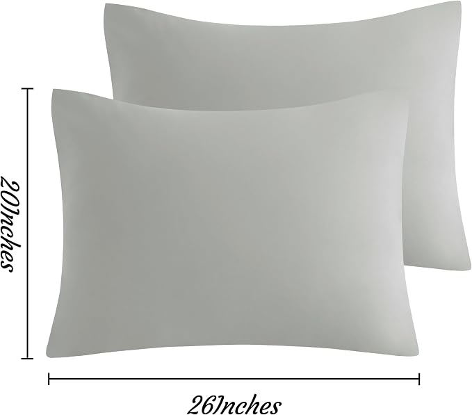 NTBAY Standard Pillow Cases Set of 2, 2 Pack Brushed Microfiber 20x26 Pillow - Image 4
