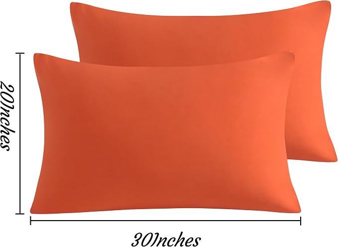 NTBAY Queen Pillow Cases Set of 2, 2 Pack Brushed Microfiber 20x30 Pillow Cases - Image 6