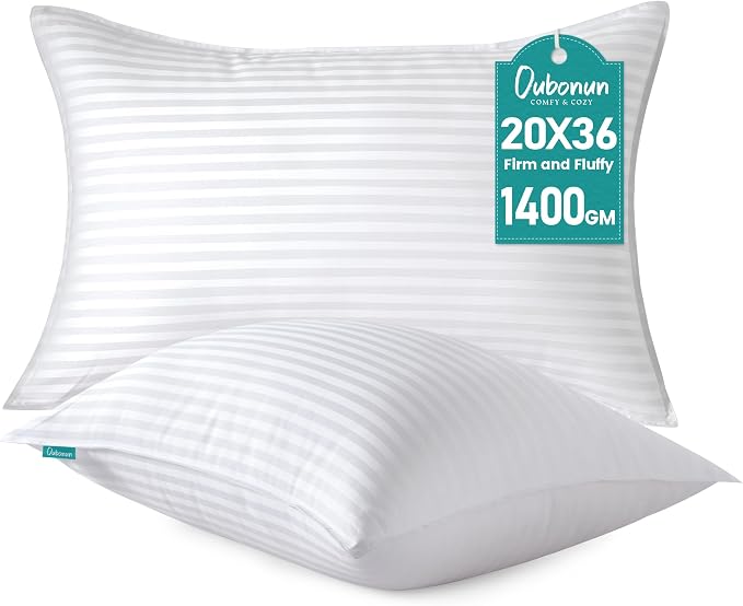 Oubonun King Size Pillows Set of 2 by Oubonun