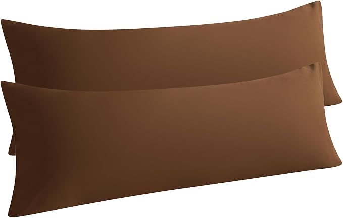 NTBAY 2 Pack Body Pillowcase, 20x54 inches, Microfiber, Wrinkle-Free, by NTBAY