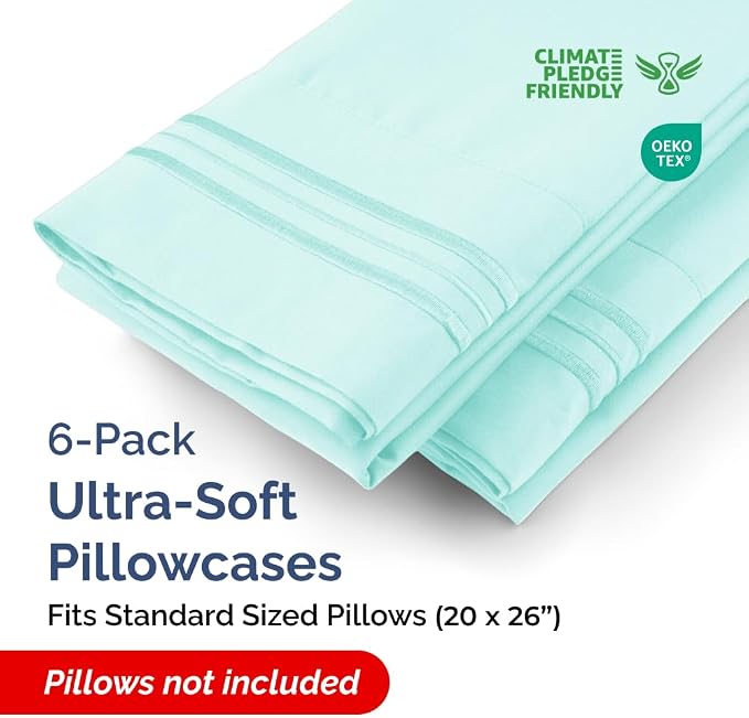 Standard Pillow Cases Set of 6 - Image 2