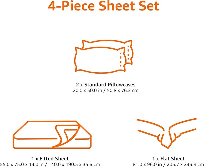 Amazon Basics Lightweight Super Soft, Wrinkle-Free, Breathable Microfiber - Image 6