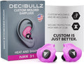 Decibullz - Custom Molded Earplugs, 31dB Highest NRR, Comfortable Hearing by Decibullz