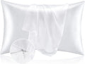 BEDELITE Satin Pillowcase with Zipper 2 Pack, Super Soft and Cooling Similar to by BEDELITE