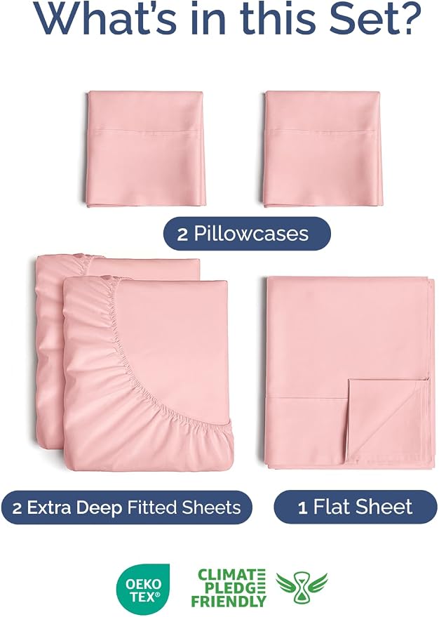 Extra Deep Split King Sheet Set - Image 2