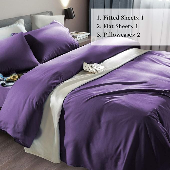 SONORO KATE Bed Sheet Set Super Soft Microfiber 1800 Thread Count Luxury - Image 2