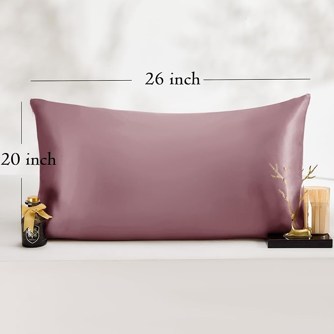 Standard Satin Pillowcase for Hair 2pc, Similar to Silk Pillow Cases, Easier - Image 6