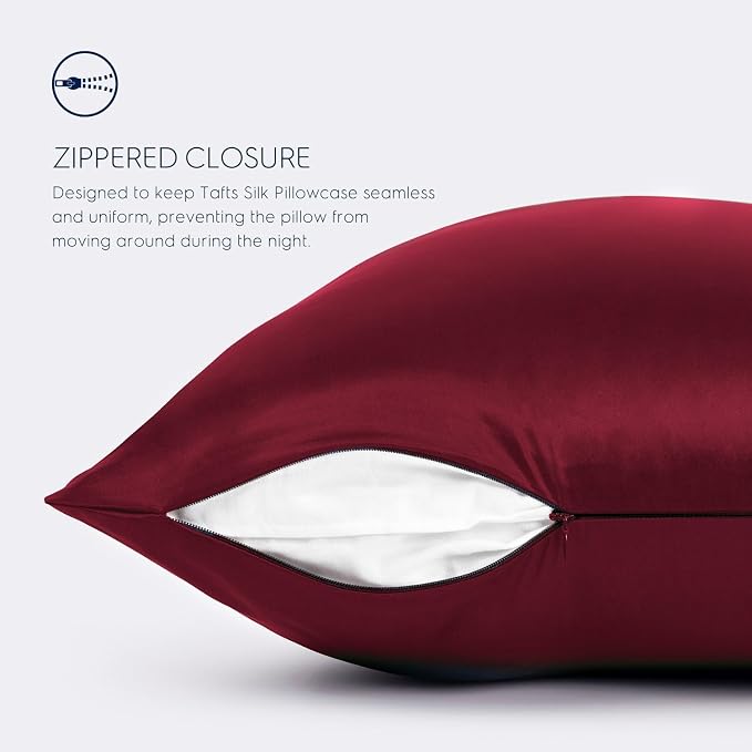 Tafts Pillow Cases - 22mm 100% Pure Mulberry 6A Silk Pillowcase - Image 5