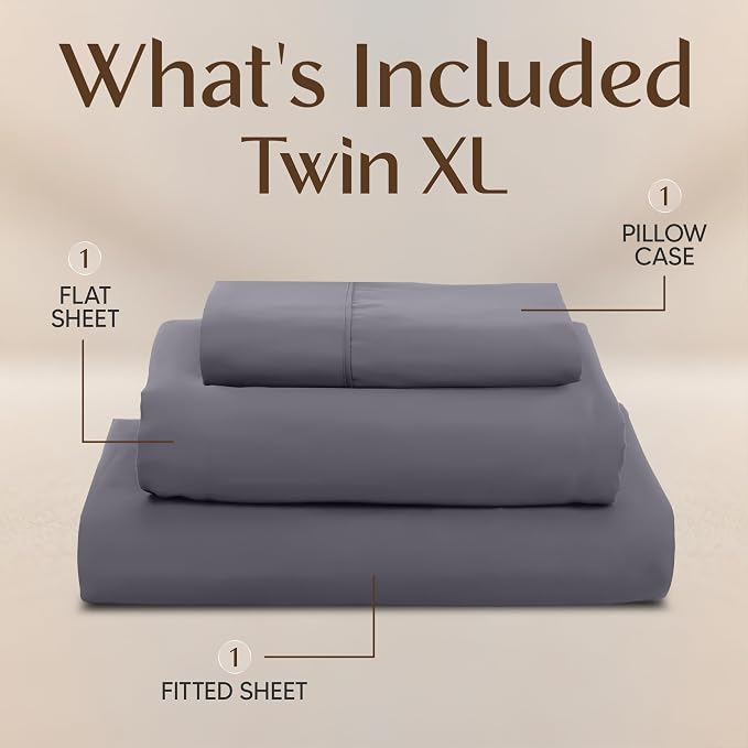 Utopia Bedding Twin XL Sheet Set – 3 Piece Bed Sheets - Image 2