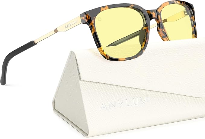 ANYLUV Blue Light Glasses for Men, Lightweight Computer Gaming Glasses by ANYLUV