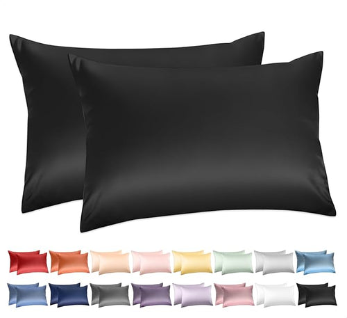 100% Cotton Queen Pillowcases Set of 2, Deep Dream 600 Thread Count Pillow Cases by DeepDream