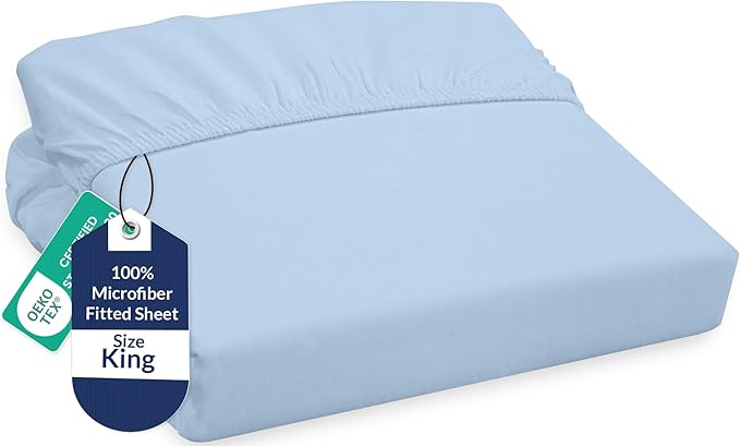 Royale Linens Fitted Sheet King by ROYALELINENS
