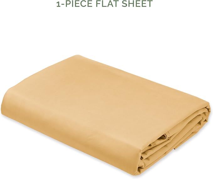 Elegant Comfort Premium Hotel Quality 1-Piece Flat Sheet, Luxury & Softest 1500 - Image 2