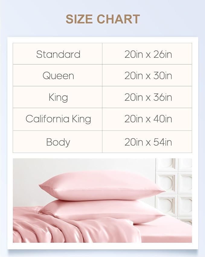 THXSILK Set of 2 100% Mulberry Silk Pillowcase - Image 9