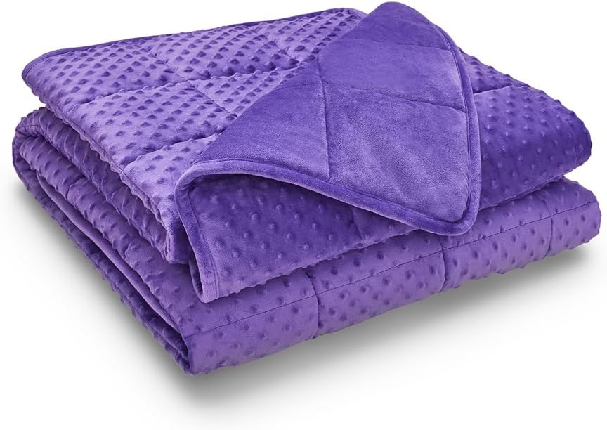 TONGDADA Minky Weighted Blanket | 40''x60'', 10lbs | Cozy and Soft Minky - Image 2