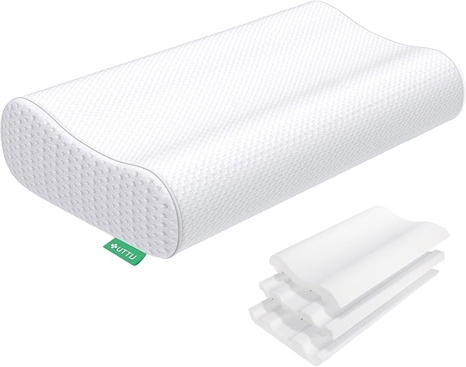 UTTU Cervical Pillow for Neck Pain Relief, Memory Foam Neck Pillow for Sleeping by UTTU