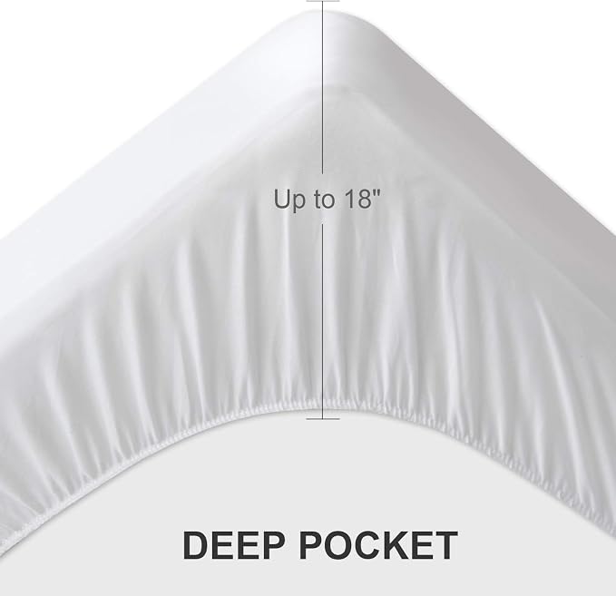 Twin Extra Long Mattress Protector Pad Waterproof Quilted, Breathable & Cooling - Image 7