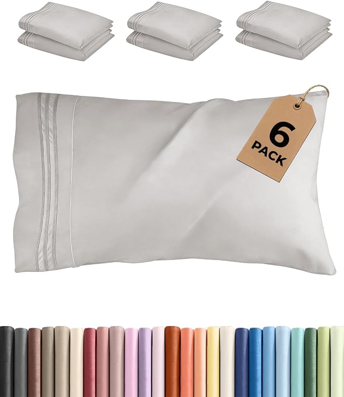 Standard Pillow Cases Set of 6 by CGKUnlimited