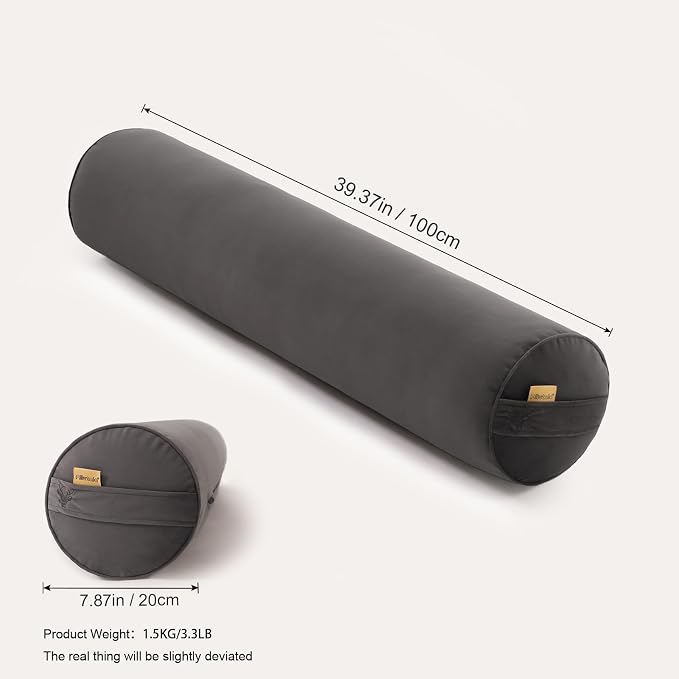 Body Pillow for Adults, Long Round Pillow, Big Cylindrical Pillow, Large Full - Image 2