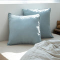 Simple&Opulence 100% Washed Linen Euro Shams 26'' x 26'' Pack of 2, Basic Style by SimpleOpulence