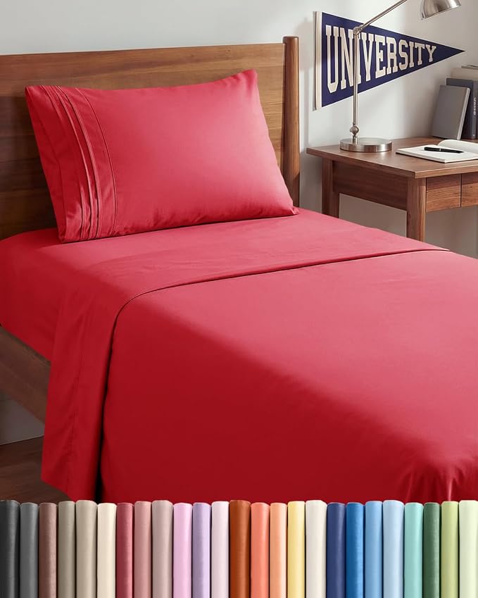 Twin XL Size 3 Piece Sheet Set by CGKUnlimited