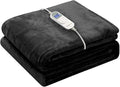 Wapaneus Foot Pocket Heated Blanket Electric Throw by Wapaneus