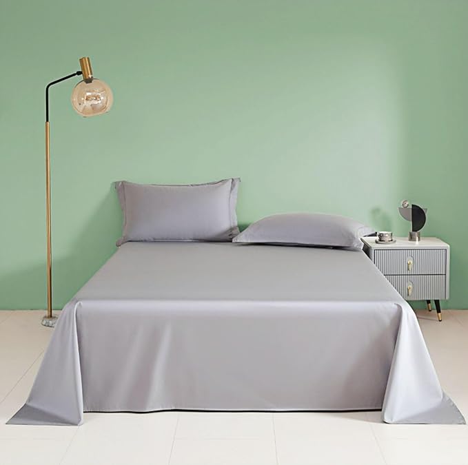 Full Size Flat Sheet Only, Soft 300 Thread Count 100% Cotton Sheets, Cooling & by Unknown