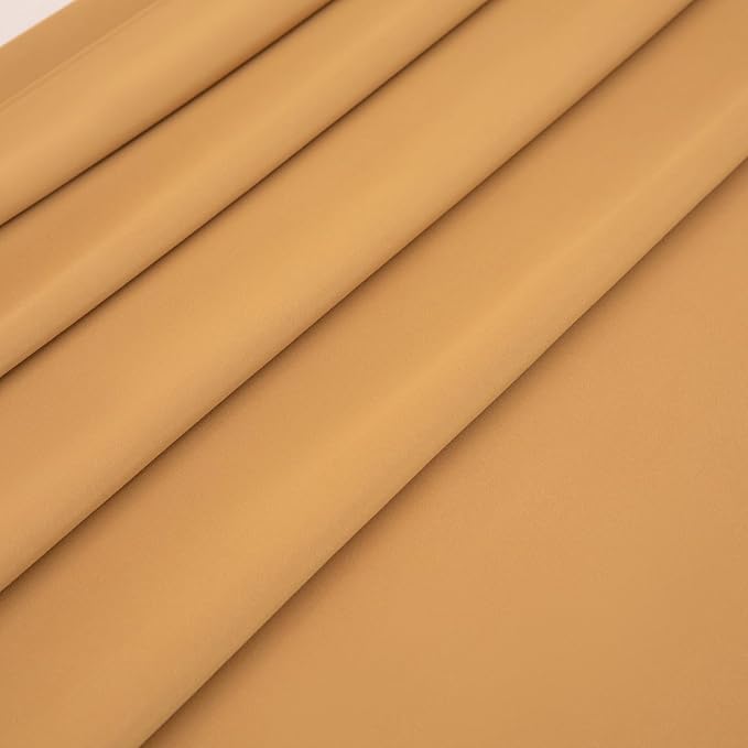 Twin Flat Sheet Only，66x96Inch Light Brown - Image 4