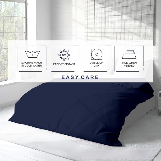 Kotton Culture 1 Pc California King Duvet Cover Only-100% Egyptian Cotton 600 - Image 6