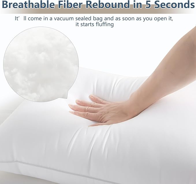 CozyLux Soft Supportive Bed Pillows - Image 4