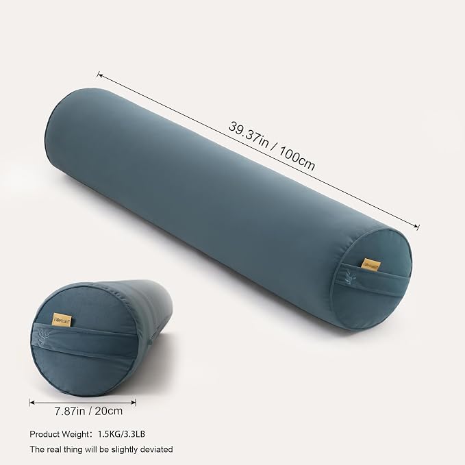 Body Pillow for Adults, Long Round Pillow, Big Cylindrical Pillow, Large Full - Image 2