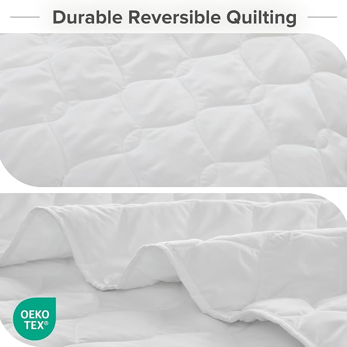 Comfort Spaces King Quilt Set Modern Reversible Ogee Coverlet King Bedding Set - Image 4