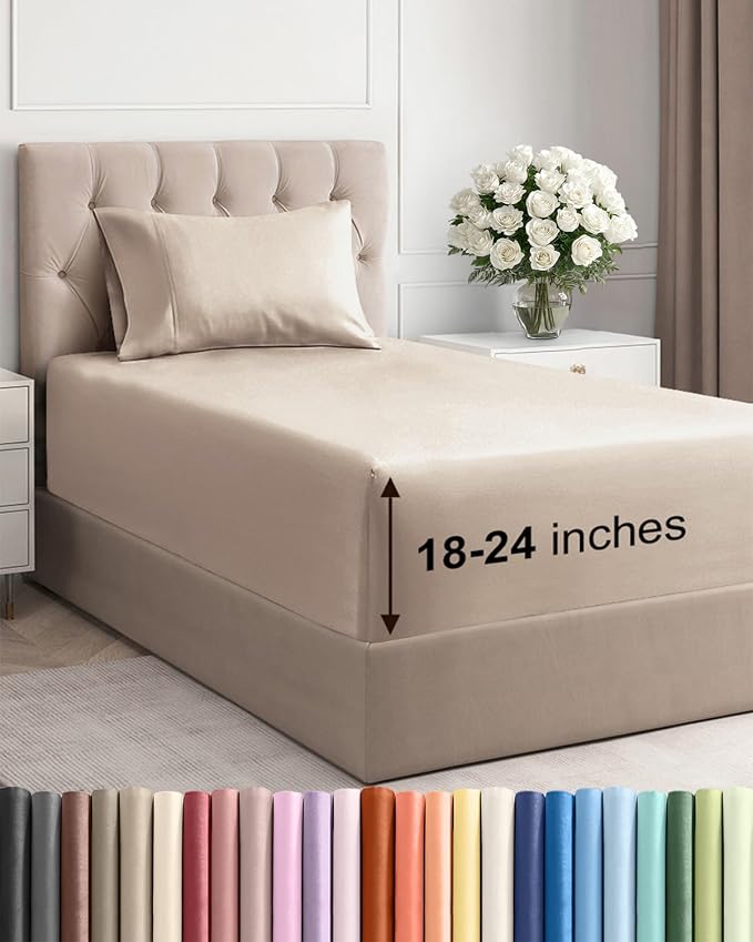 Extra Deep Twin Sheet Set by CGKUnlimited