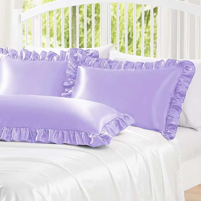 Homiest Ruffle Satin Pillowcase - Image 4