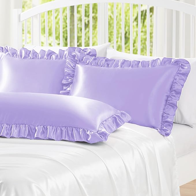 Homiest Ruffle Satin Pillowcase - Image 4