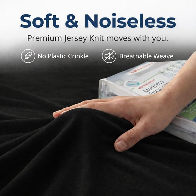 Guardmax Jersey Knitted RV Size Zippered Mattress Encasement - Image 7