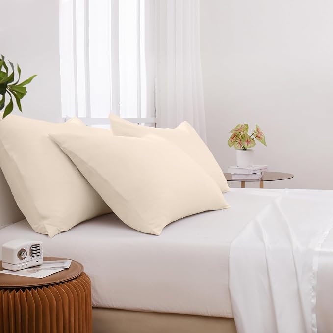 Pillowcases King 4 Pack, 20x36 Pillow Cases - Image 2