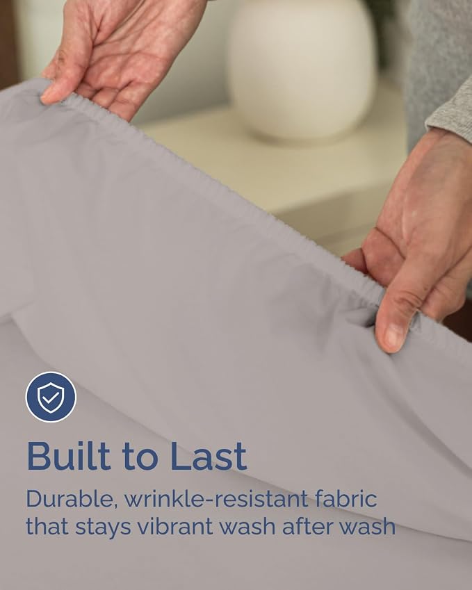 Cal King Size Fitted Bed Sheet - Image 6