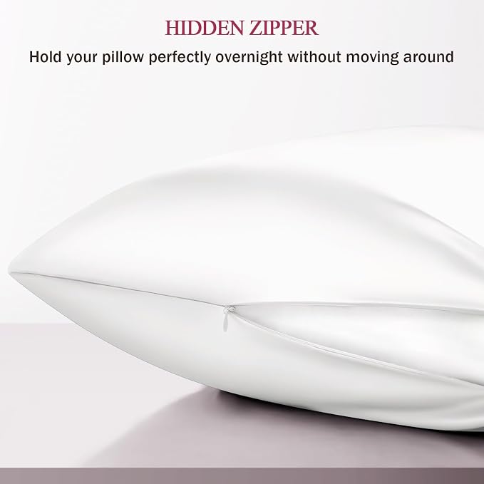 100% Silk Pillow Cases Queen Size Mulberry Silk Pillowcase - Image 5