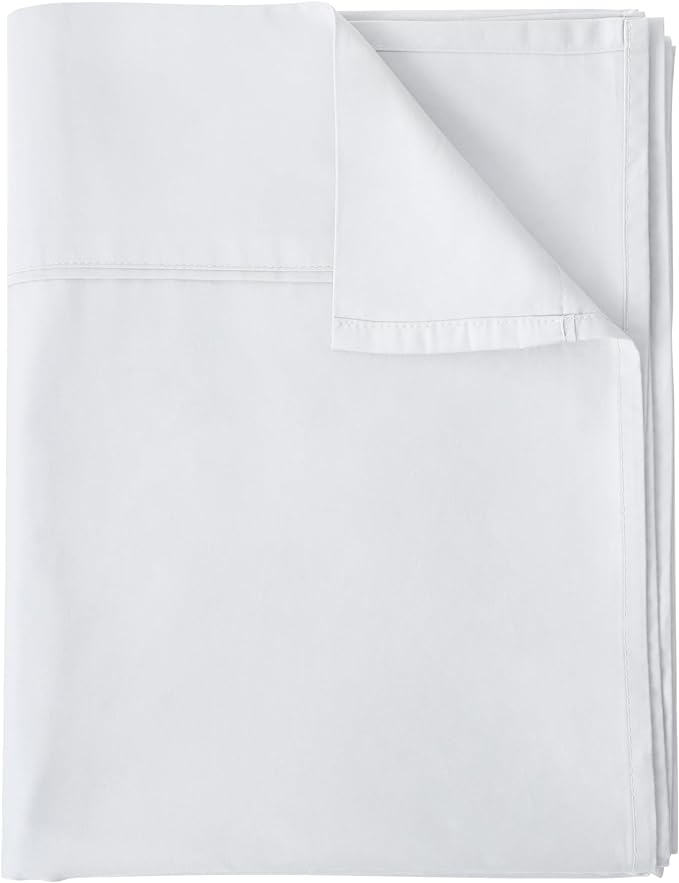 Flat Sheet Only King Size, 400 TC 100% Egyptian Cotton Flat Sheet by ShunjieHome
