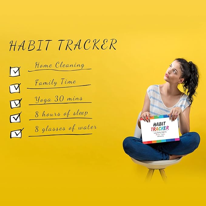 gisgfim Habit Tracker Calendar Motivational Habit Tracking Journal - Image 6