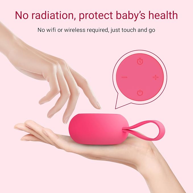 Portable Baby Sound Machine 15 Hours Battery Life, Registry Gift, Clips on Baby - Image 6