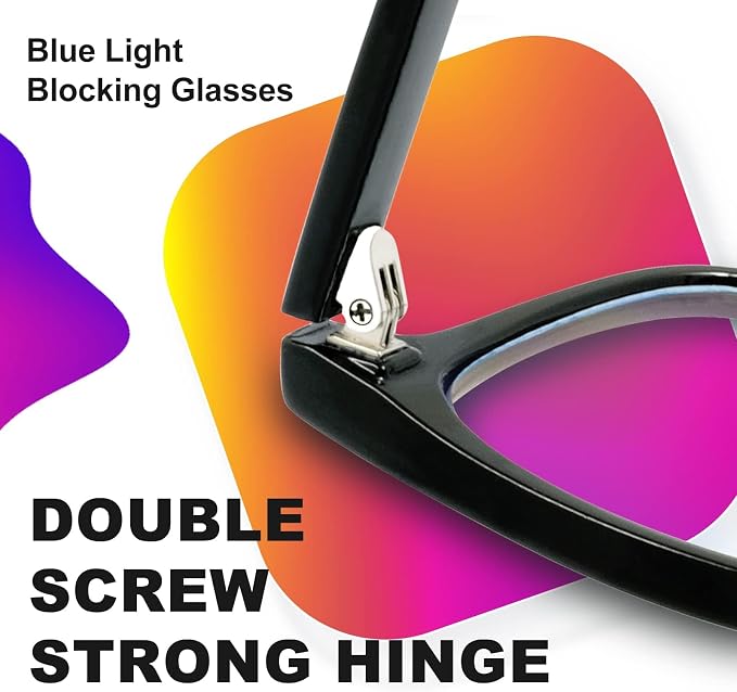 VISOONE Blue Light Blocking Glasses Square - Image 5