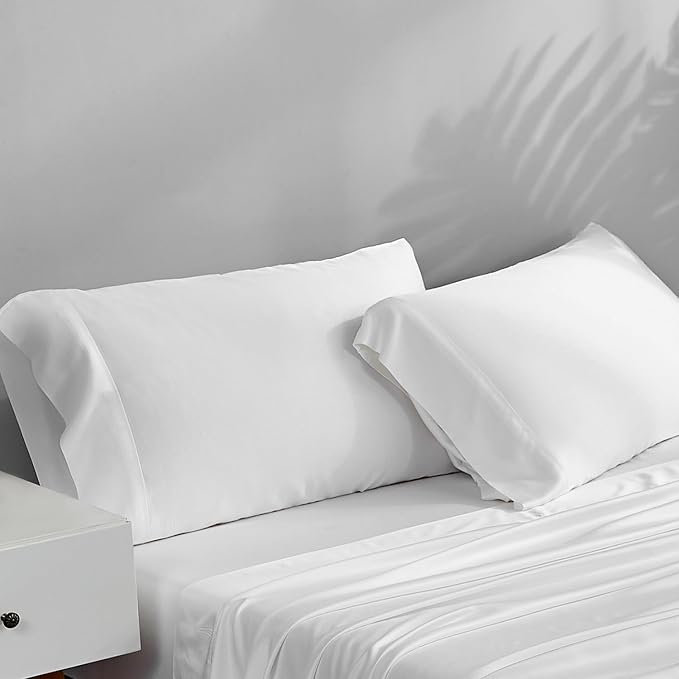 ACCURATEX Cooling Pillow Cases Set of 2, Rayon Derived from Bamboo, Breathable - Image 2