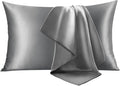 INFIIXSO Silk Pillow Cases Queen Size Set of 2-20x30Inches Silk Pillowcases by INFIIXSO