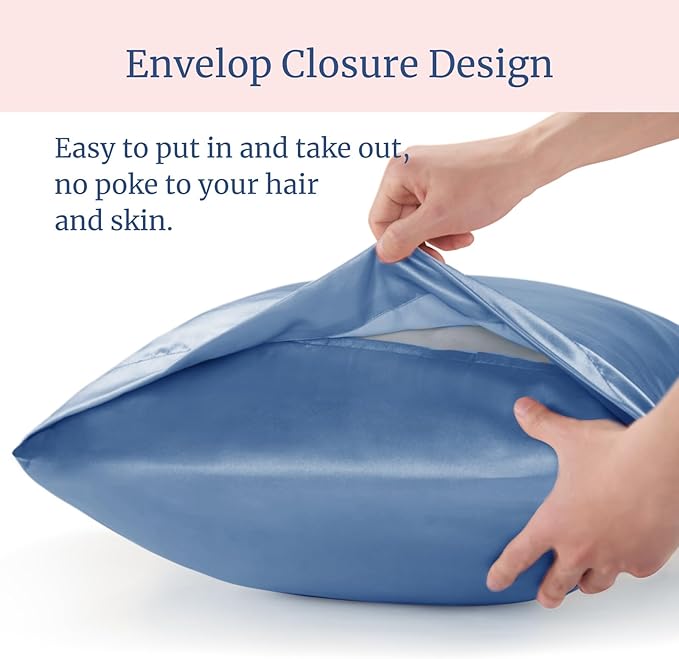 BEDELITE Satin Pillowcase for Hair and Skin, Super Soft and Cooling Similar to - Image 6