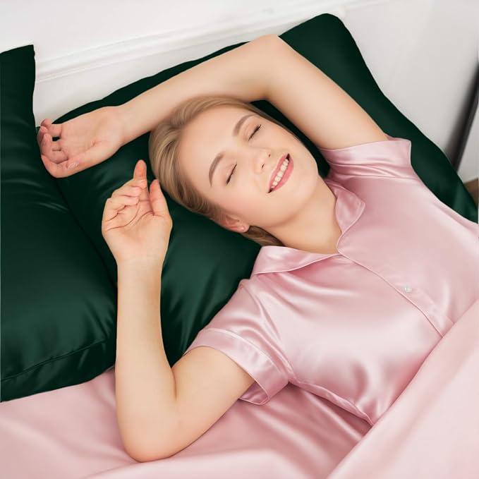 NSSL Silk Pillowcase for Women, Mulberry Silk Pillowcase for Hair and Skin and - Image 2