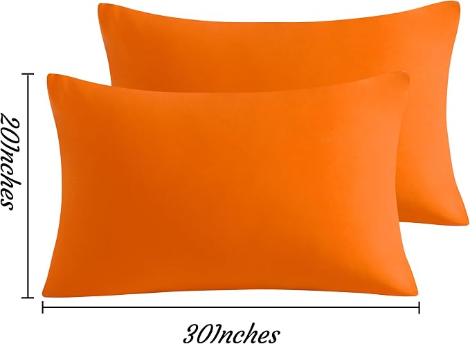 NTBAY Queen Pillow Cases Set, 2 Pack Brushed Microfiber 20x30 Inches, Stain - Image 3