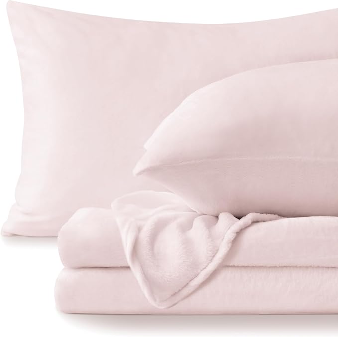 BEDELITE Flannel Sheets Full Size Pink by BEDELITE