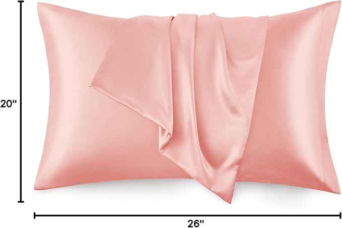 Love's cabin Satin Pillowcase Set of 2 Standard Size 20x26, Cooling Pillow - Image 8